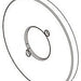 Delta Modern RP103697CZ Escutcheon and Base Plate