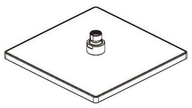 Delta Modern RP103699CZ Single Setting Raincan