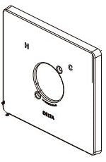Delta Modern RP103701SP Escutcheon and Base Plate