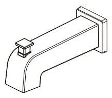 Delta Modern RP103702BL Tub Spout - Diverter