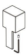 Delta Modern RP103704CZ Metal Lever Handle Kit - 14 Series