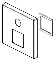 Delta Modern RP103705CZ Escutcheon and Base Plate