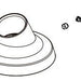 Delta Broderick RP103738PCPR Adapter, Screw and Wrench