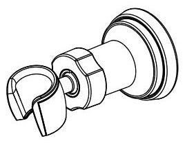 Delta Broderick RP103741PCPR Wall Mount Assembly