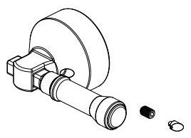 Delta Broderick RP103745CZPR Handle Assembly