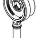 Delta Broderick RP103747CZPR Volume Handle, Set Screw & Cover