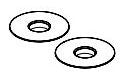 Delta Broderick RP103751 Glide Rings (1 blue,Red, 2 Grey, Black)