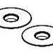 Delta Broderick RP103751 Glide Rings (1 blue,Red, 2 Grey, Black)