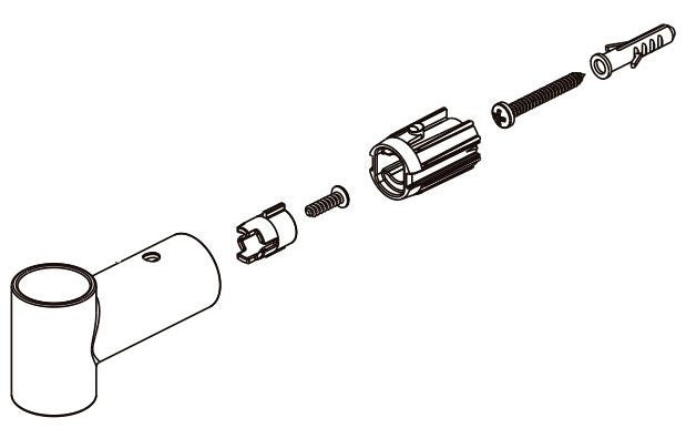 Delta RP103789BL Replacement Mounting Hardware Kit