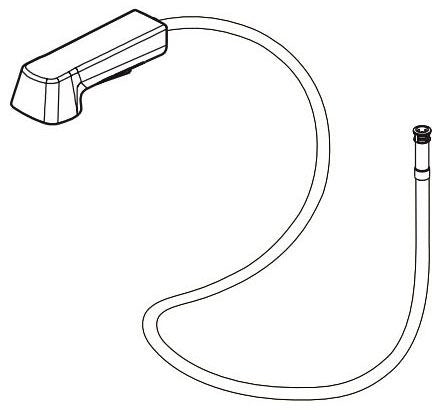 Peerless Xander RP103799 Hose Assembly, Connector & Check Valve