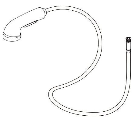 Peerless Westchester RP103800OB Hose Assembly, Connector & Check Valve