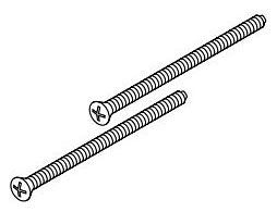 Brizo: Long Trim Screws - Tub and Shower