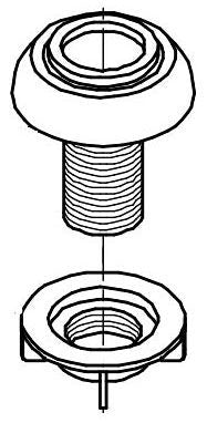 Brizo RP31699 Spray Nest - Gray