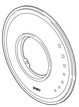 Brizo Brizo Traditional RP49091PN Escutcheon - Thermostatic Valve