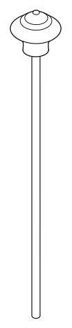 Delta RP50858 Lift Rod & Finial - Roman Tub w/ Hand Shower