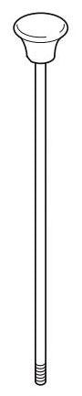 Delta Lahara RP51291CZ Lift Rod & Finial - Diverter - Roman Tub