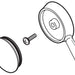 Delta Lahara RP51309SS Temperature Knob & Cover - 17T Series