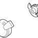 Delta Dryden RP52147PN Temperature Knob & Cover - 17 Series Tub & Shower