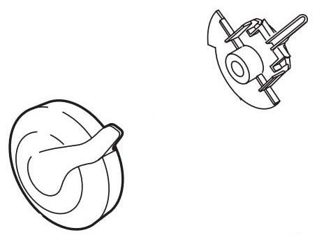 Delta Carlisle RP52152 Temperature Knob & Cover - 17 Series