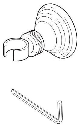 Brizo: Wall-Mount Bracket and Mounting Hardware - Hand Shower