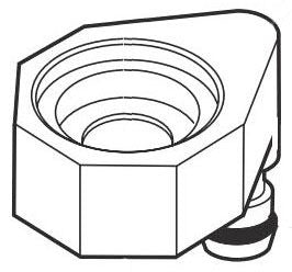 Brizo Vesi RP54851 Coupling Tee