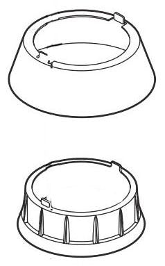 Delta Arabella RP60938RB Base & Gasket - 1H Escutcheon