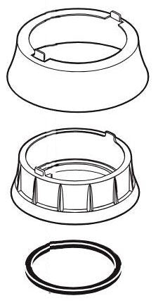 Delta Addison RP60979 Trim Ring, Base & Gasket