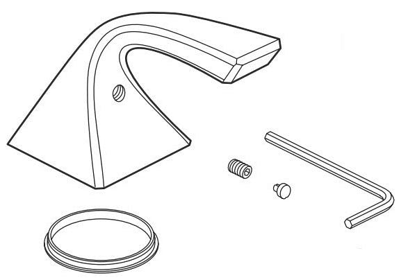 Brizo Virage RP62373BN Two Metal Lever Handle Kit - Hot and Cold