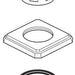Brizo Virage RP62375GL Handle Base, Gasket and Mounting Nut