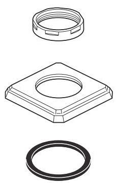 Brizo Virage RP62375PN Handle Base, Gasket, and Mounting Nut