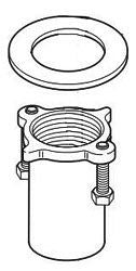 Brizo Virage RP62376 Mounting Nut and Washer for End Valves