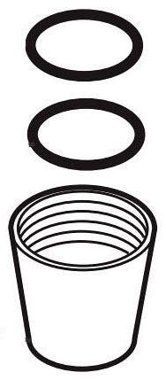 Brizo RP62556GL Conical Nut with O-Rings