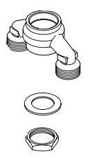 Brizo RSVP RP63505 Tee, Nut, and Washer