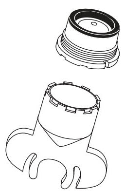 Delta RP6375 Set Screw - Slow-Close Handle