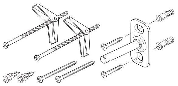 Brizo Charlotte RP70592 Mounting Hardware