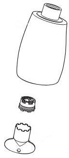 Delta DeLuca RP70711BL Spray Assembly - Pull-Down