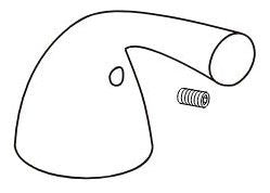 Delta Foundations RP70851 Repair Part - Centerset Bathroom Handle