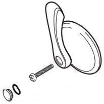 Brizo Charlotte RP70907PC Temp Control Handle & Set Screw
