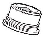 Brizo Charlotte RP70933 Aerator Assembly - Laminar 1.2 GPM