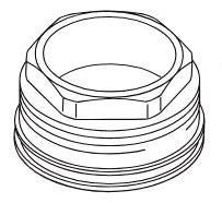 Delta Nura RP71033 Bonnet Nut