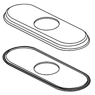 Delta Porter RP71291OB Escutcheon & Gasket - 1H Bathroom