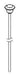 Delta Cassidy RP72713SS Lift Rod & Finial - High Arc Bathroom