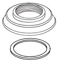 Delta Cassidy RP72715CZ Base & Gasket - Low Arc Bathroom
