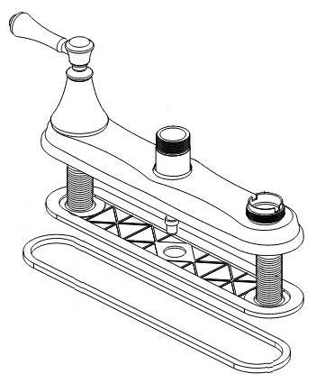 Delta Cassidy RP72750 Baseplate & Gasket