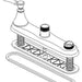 Delta Cassidy RP72750 Baseplate & Gasket