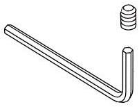 Brizo Odin RP73143 Allen Wrench and Set Screw (1)