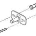 Brizo Odin RP73155 Mounting Hardware, Allen Wrench and Set Screw