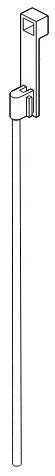 Delta Ara RP75407SS Lift Rod & Slider - 1H Bathroom