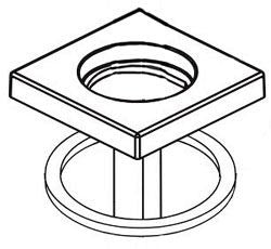 Delta Ara RP75429SS Handle Base & Gasket - Bathroom