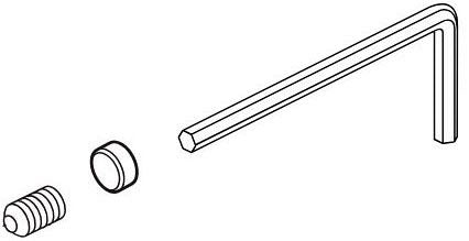 Delta Ara RP75499 Spout Screw & Button - Roman Tub